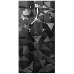 WANDUHR aus Glas 30x60 cm - Muster
