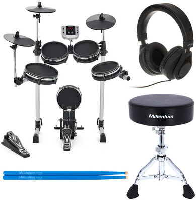 Millenium MPS-150X E-Drum Mesh Jr.Bundle Blau