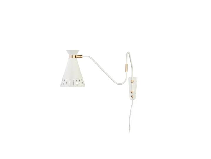 Warm Nordic Cone Wandleuchte Warm white, Messingdetails