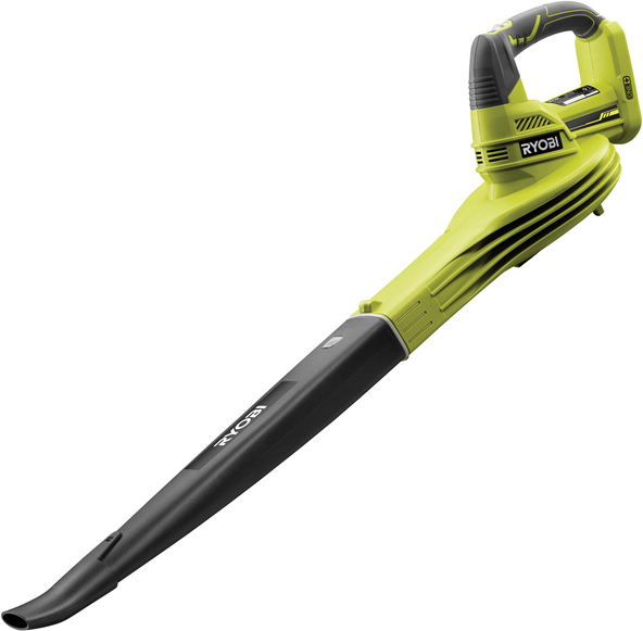 Akku- Laubbläser RYOBI OBL1820S -18V - 4Ah - Luftstromgeschwindigkeit 245 Km/h - OHNE AKKU UND LADEGERÄT - SOLO
