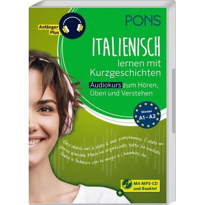 PONS Italienisch lernen mit Kurzgeschichten - , Audio, 9783125623835