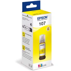 Epson Original EcoTank 107 Tintenflasche - gelb (C13T09B440)