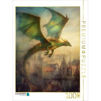CALVENDO Puzzle Ein Motiv aus dem Kalender Malerische Drachen | 1000 Teile Lege-Größe 64x48cm Foto-Puzzle für glückliche Stunden, Game von , Calvendo