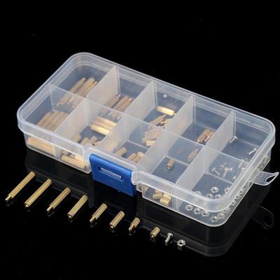120PCS Brass Standoff Kit M2 Knurled Male Female Spacer Set For PCB And Electronics Projects M2