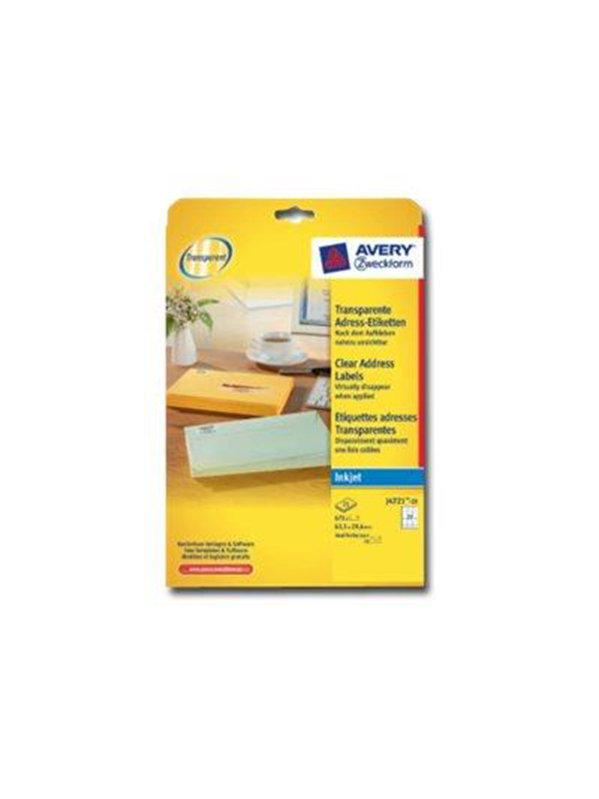 Avery Address Labels - address labels - 675 label(s) - 63.5 x 29.6 mm