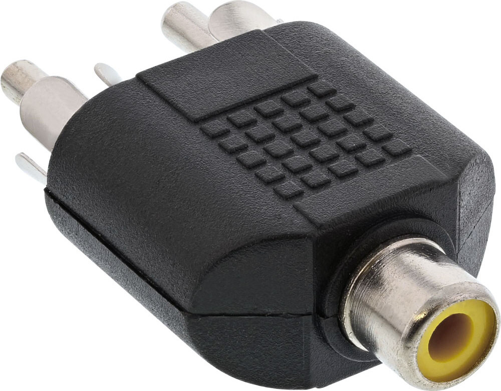 InLine 99311 Audio Adapter, Cinch Buchse naar 2x Cinch Stecker