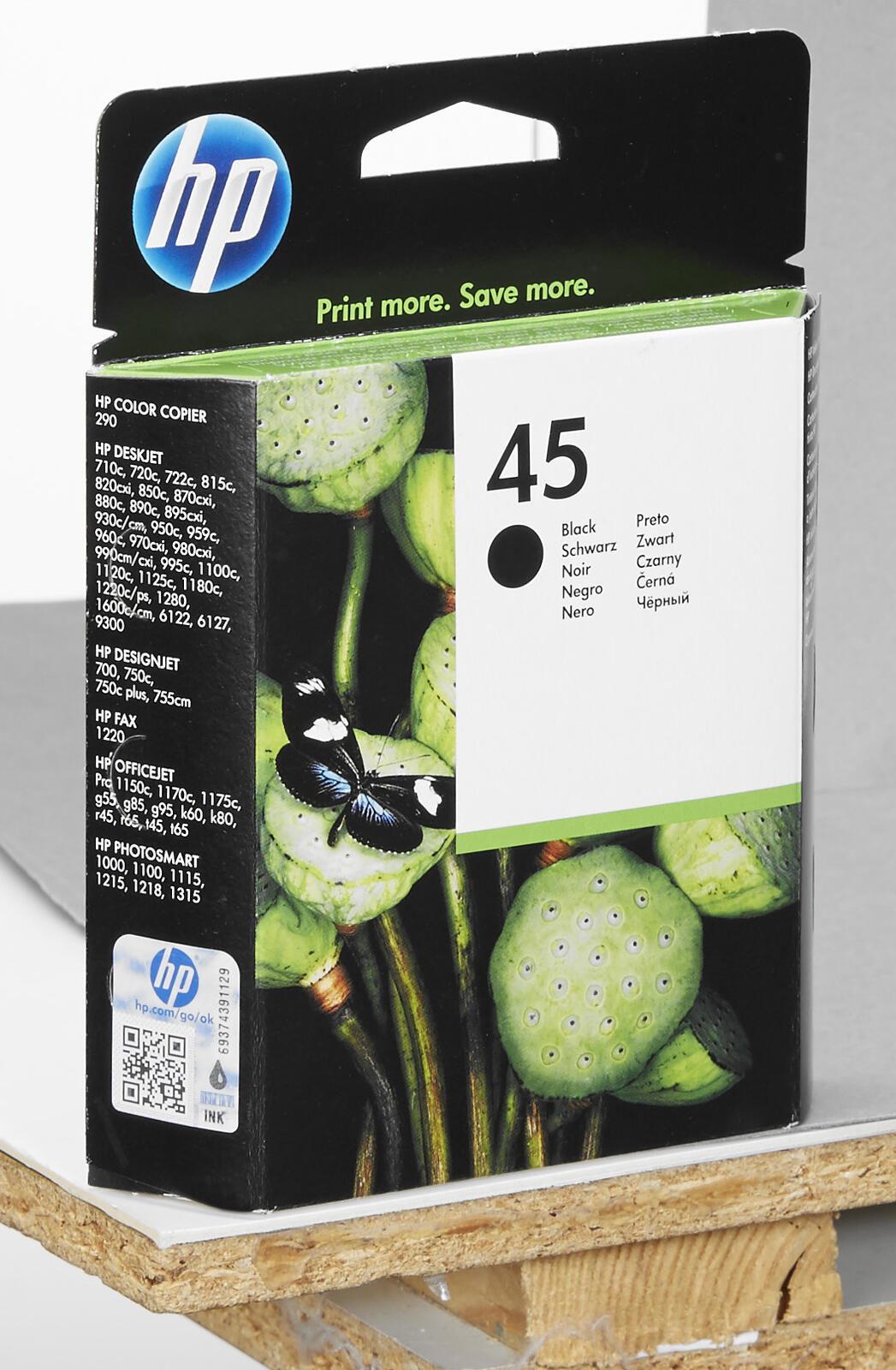 HP Inc. HP Original Druckerpatrone 45 (51645AE) schwarz