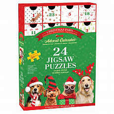 eurographics Puzzle Adventskalender - 1200 Teile Christmas Paws 301262