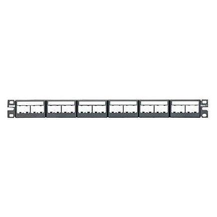 Panduit Mini-Com Modulares Faceplate Patch Panel (CPPL24WBLY)