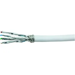 LogiLink Netzwerkkabel (S/FTP, CAT7, 100 m), Netzwerkkabel