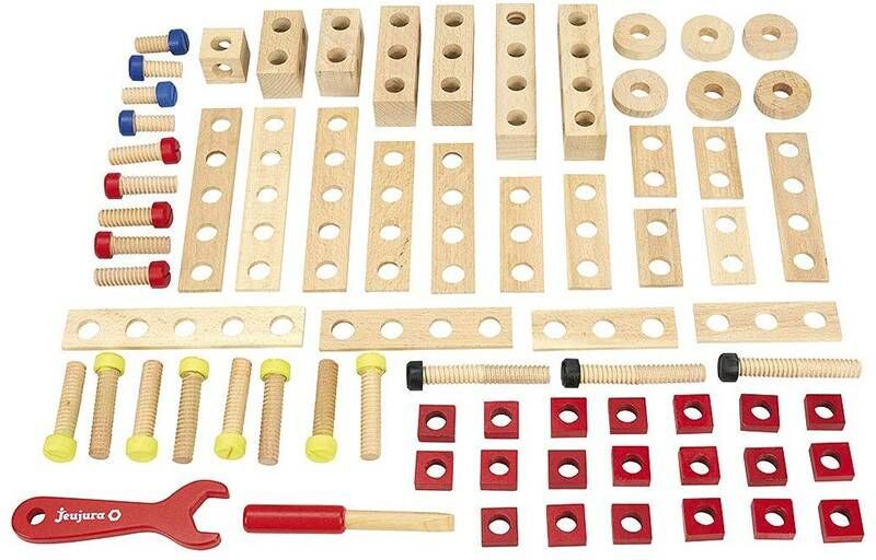 Baril Établi pour bricoler 70 pièces - JeuJura