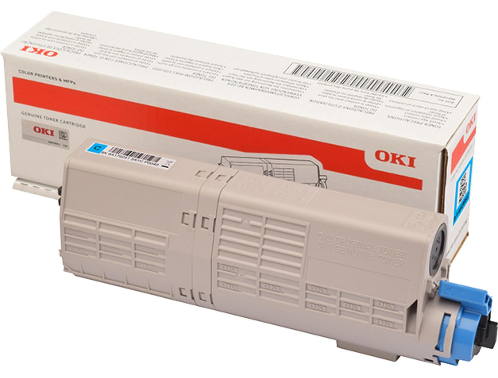 OKI 46490607 Cyan Lasertoner voor 6000 pagina's