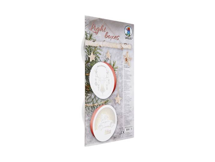 Ursus Light Boxes D:15.3cm Car&Reindeer