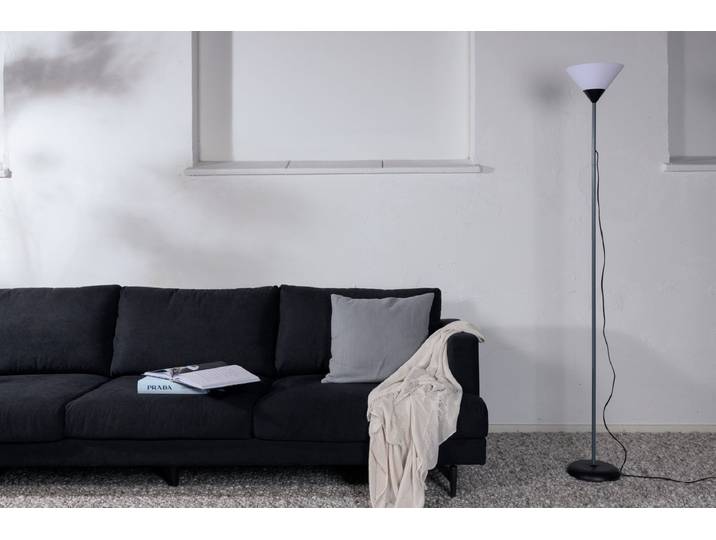 Stehlampe „Salzburg“ – moderne Eleganz, welche sich in jeden Raum fügt - Dunkelgrau - Luxusbetten24