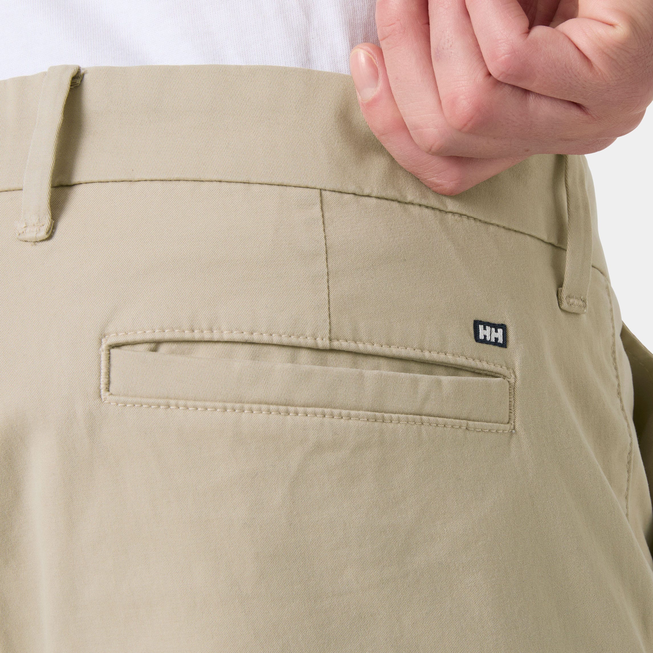 Helly Hansen Men's Bryggen Chino Trousers - White/Cream - 34/34