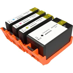 4 Kompatible Tinten ersetzt HP 924e Multipack KCMY