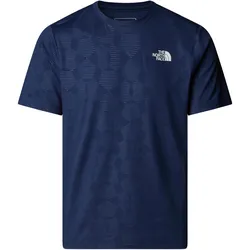 The North Face Herren 24/7 Embossed T-Shirt - S - Summit Navy Tent Model
