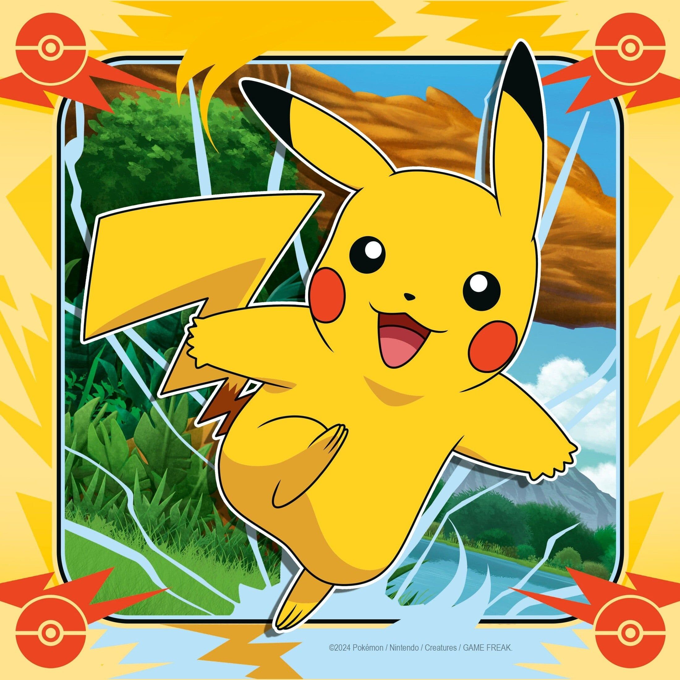Ravensburger Pokemon 3 x 49 Piece Jigsaw Puzzle Set for Kids Featuring Beloved Characters, Jigsaw Puzzle for Kids, Ages 6 and Up