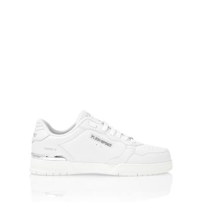 Sneaker PLEIN SPORT "Tiger", Damen, Gr. 46, Normalschaft, weiß (01, weiß), Schuhe Sneaker