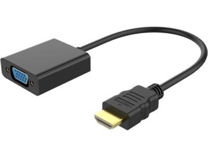 Essentielb - Adaptateur Hdmi/Vga Convertisseur Hdmi Male Vers Vga Femelle