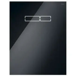 TECElux Betätigungsglasplatte mit sen-Touch Elektronik Glas schwarz