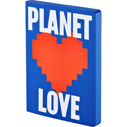 Graphic Planet Love Gepunktetes Notizbuch L 256 Seiten 120 g/m2