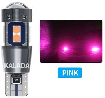 Uplifted Finds High Quality W5W T10 LED CANBUS Error Free Interior Car Bulbs (2 Pack) pink
