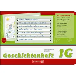 BRUNNEN Geschichtenheft Lineatur 1G liniert DIN A5