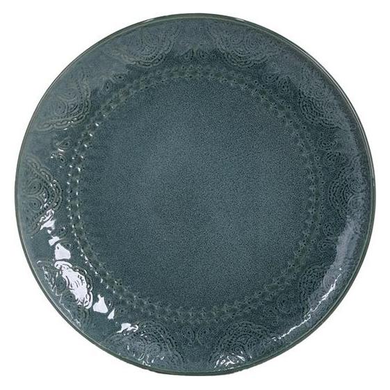 Domoletti Plate lunch Blue arabic, Ø 26.6 cm, blue (26.60 cm) (67913337)