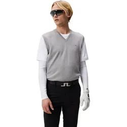 J. LINDEBERG Pullunder Liam Knitted, grau
