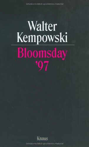 Walter Kempowski - Bloomsday '97 - Preis vom 18.10.2026 15:28:09 h