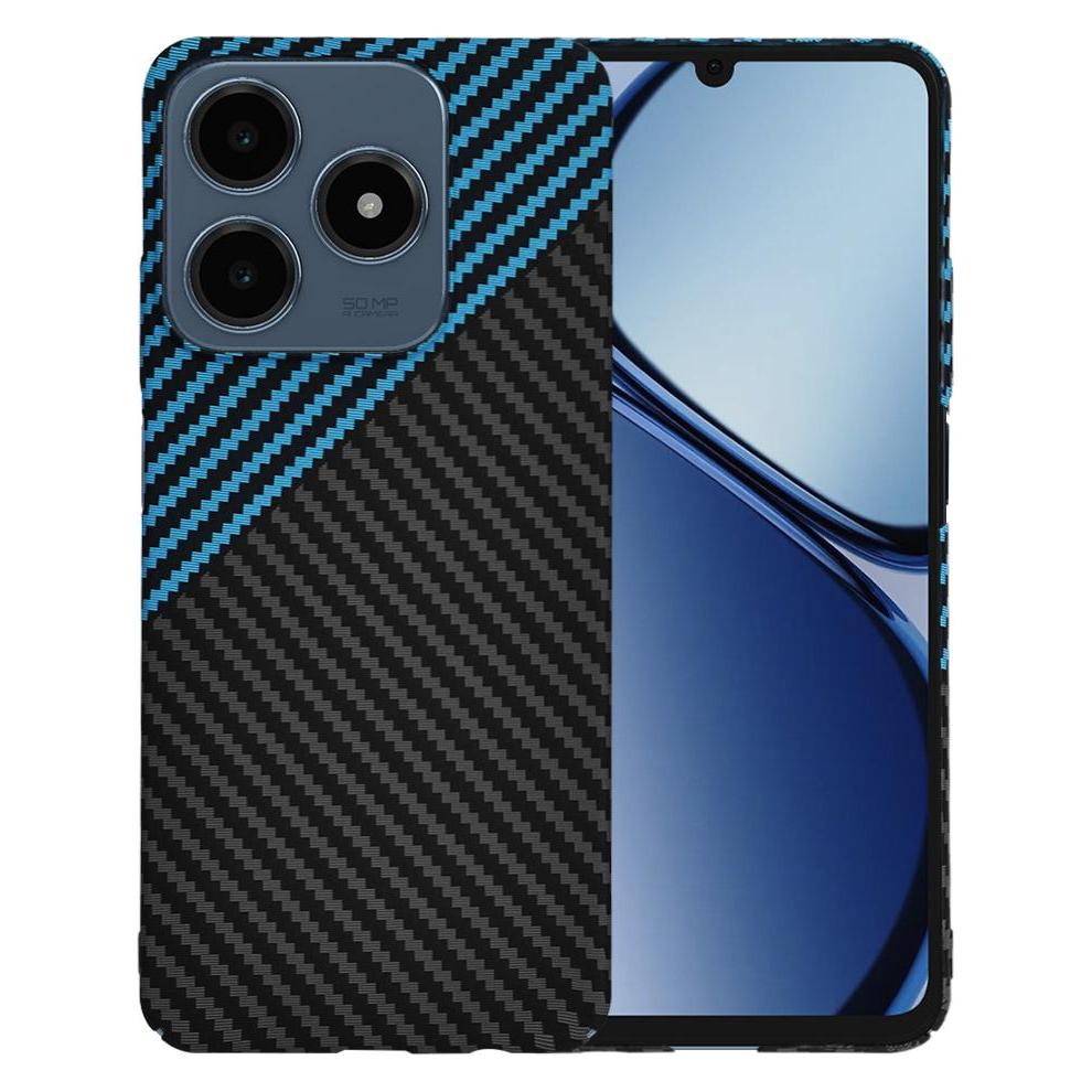 Techsuit - Carbonite FiberShell - Realme C61 / Realme C63 - Blue Pulse (Realme C63) (56360479)