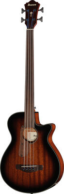 Ibanez AEGB24FE-MHS Fretless Mahogany Sunburst