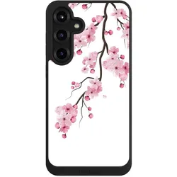 Nivocase Handyhülle für Samsung Galaxy S25+ Hülle NIVOpure Case Schwarz Asien Japan Kirschblüten (Samsung Galaxy S25+), Smartphone Hülle, Schwarz