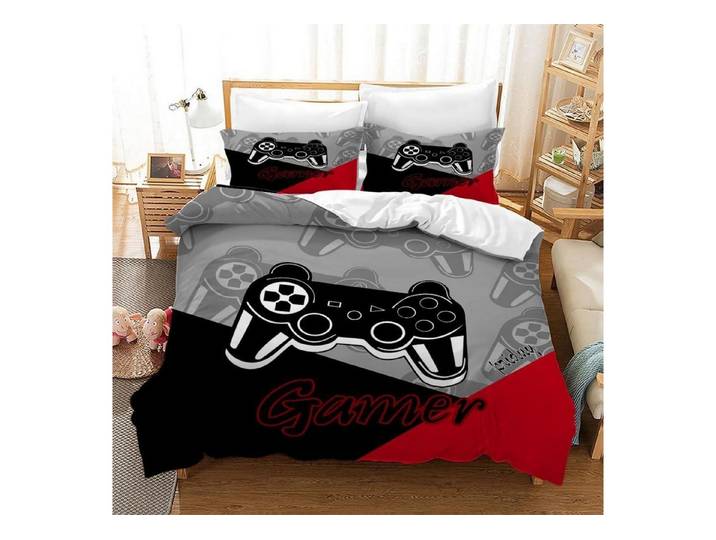 LuxusKollektion Jugendbettwäsche Gamepad Bettwäsche 220x240 3D Junge