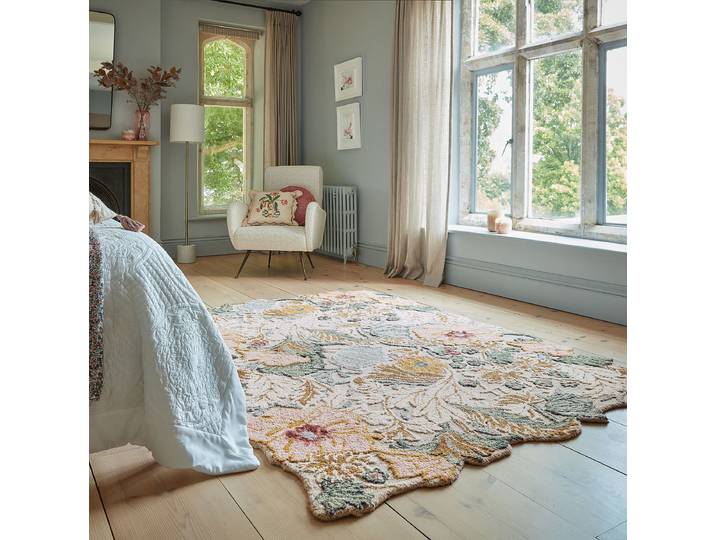 Wollteppich Daphne Pink 160 x 230cm Wolle