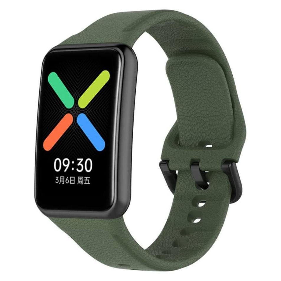 Cover-Discount OPPO Watch Free - Silikon Ersatzarmband grün (Silikon) (680604569A)