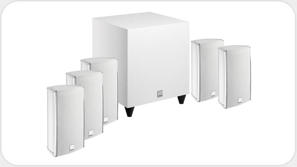 Dali Fazon Mikro 5.1 Set mit C-8D hochglanz *highgloss weiss* DA10998