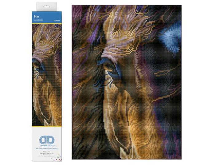 DIAMOND DOTZ Schilderij Kit: Intermediate, DD7, Star, 29,5 x 41.5cm