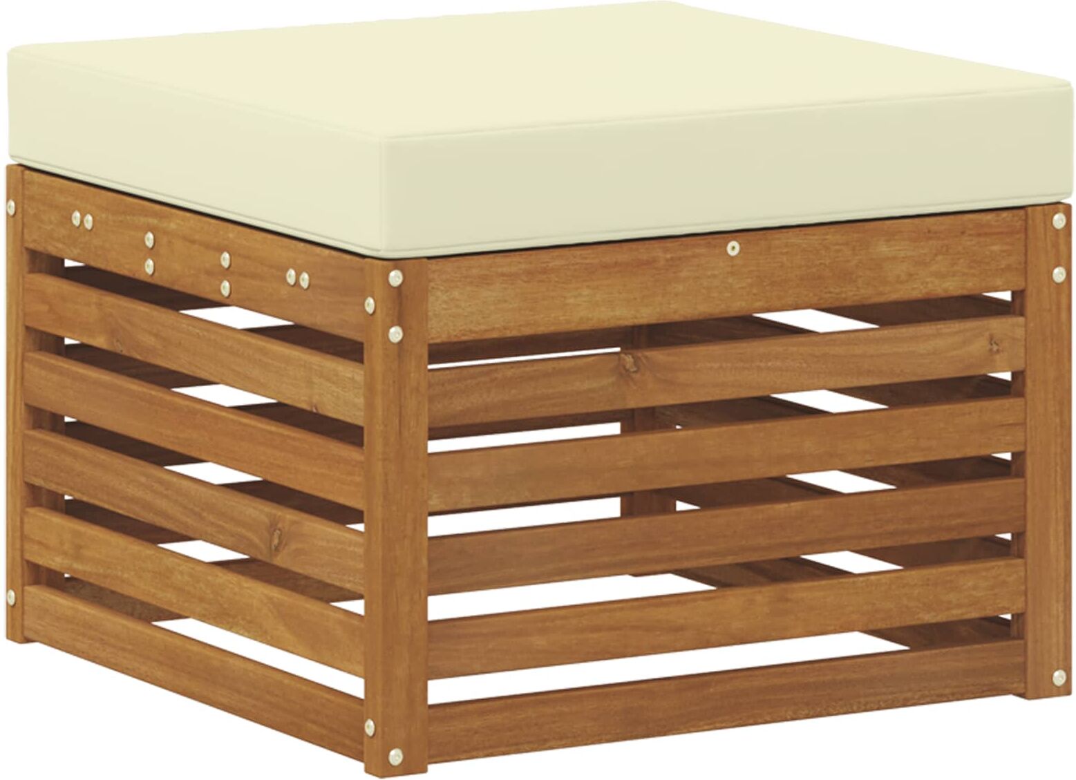 vidaXL Ensemble de canapés d'extérieur 6 pc Natural and Cream