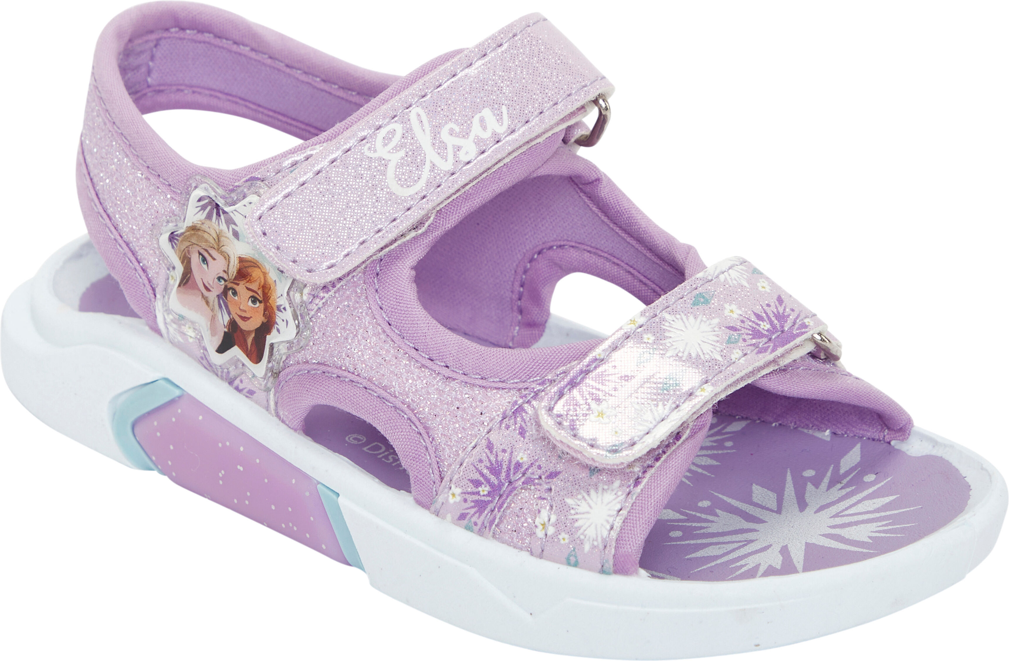Sandale DISNEY "FROZEN", Mädchen, Gr. 21, lila, Textil, Schuhe Sandale lila 21