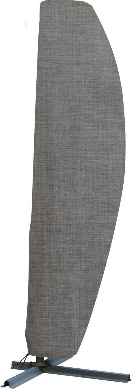 Eurotrail Zweefparasolhoes XL Cantonic grijs 280 x 90 cm