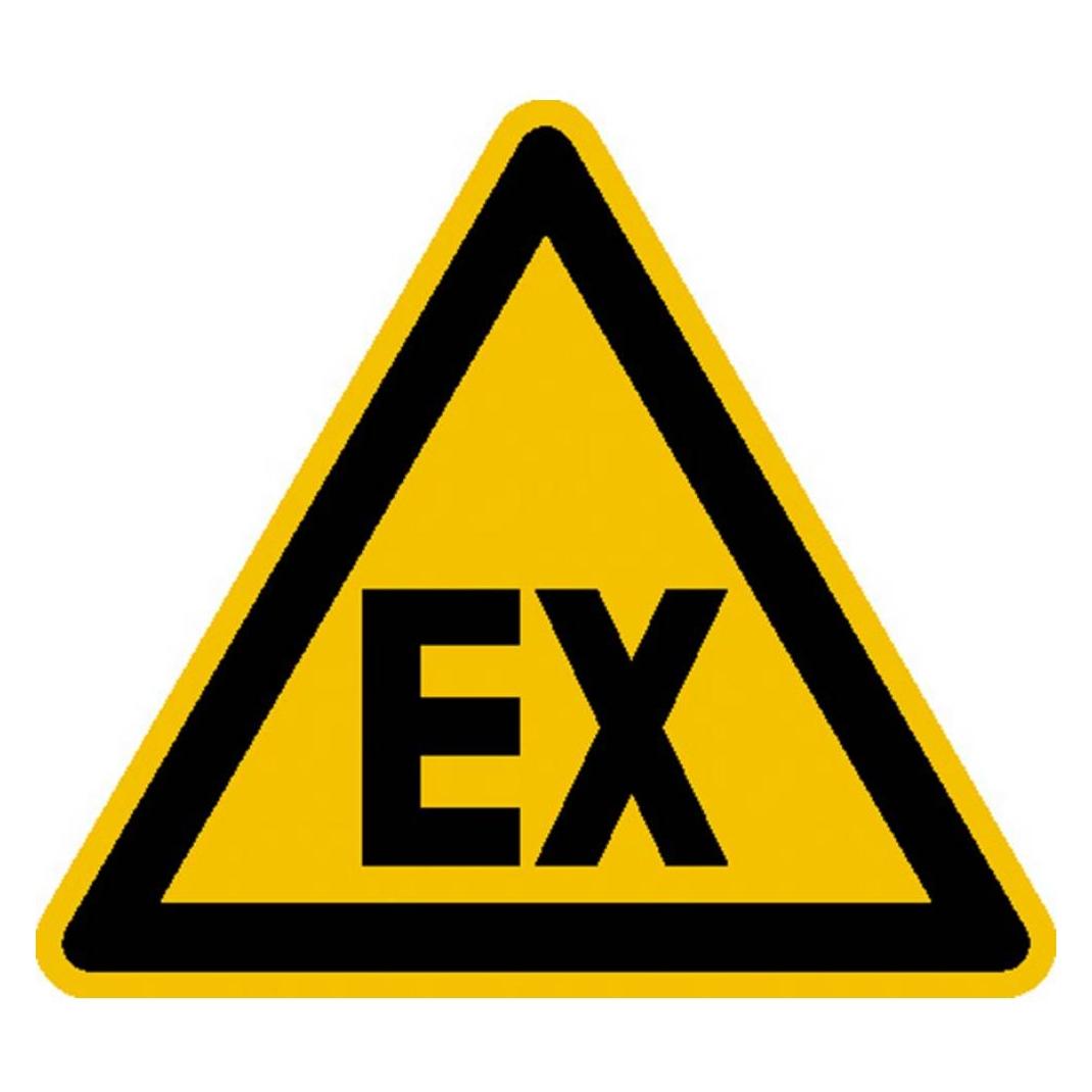 Wolk Warnschild Explosionsfähige Atmosphäre Aluminium 40 mm 1 St. (11.0255)