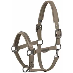 Eskadron Halfter Softshell Pearls Double Pin smoky taupe Platinum 2025, Größe: P1