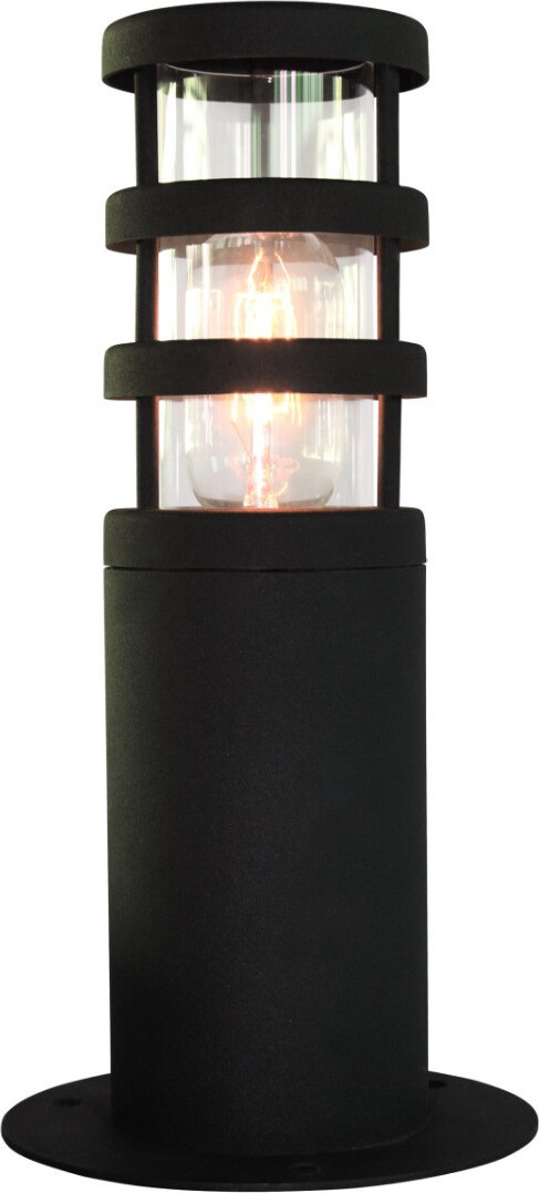 Elstead Lighting Hornbaek buitenstaande lamp, zwart roestvrij staal, E27, IP44