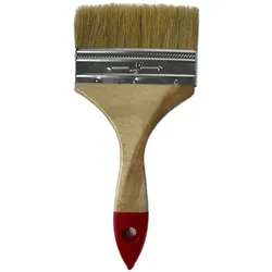 Vago-Tools Lackierpinsel Lasuren Maler Pinsel 6x Flachpinsel Chinaborste 100m