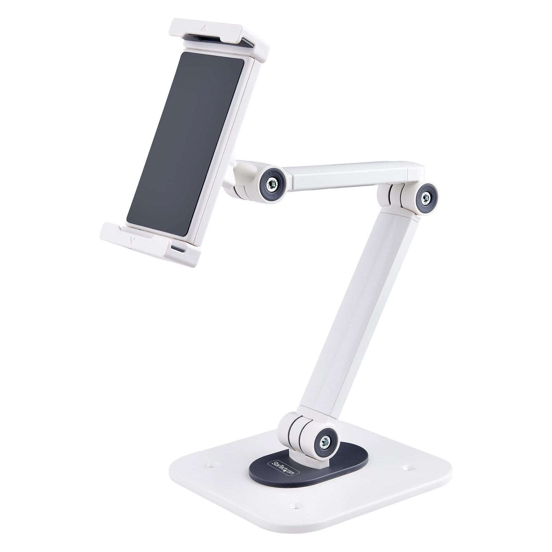 StarTech COM Einstellbarer Tablet Tischständer - Tablet Wandhalterung bis 1 kg - Tabletständer - Tab (ADJ-TABLET-STAND-W)