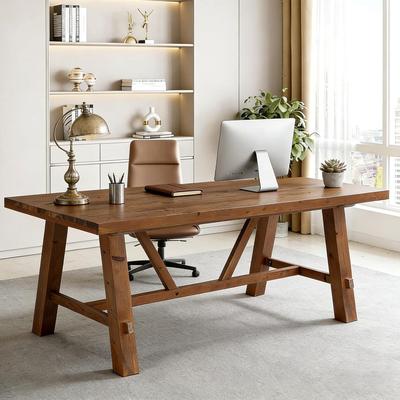 OEM "70.87"" Solid Wood Large Desks, Long Office Desk, Executive Computer Desk, Home Office Workstaticon, Work Writing Table"