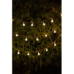 Berger Balls Lichterkette mit USB- oder Batteriebetrieb 100 LED-Kugeln (Länge 11 m)
