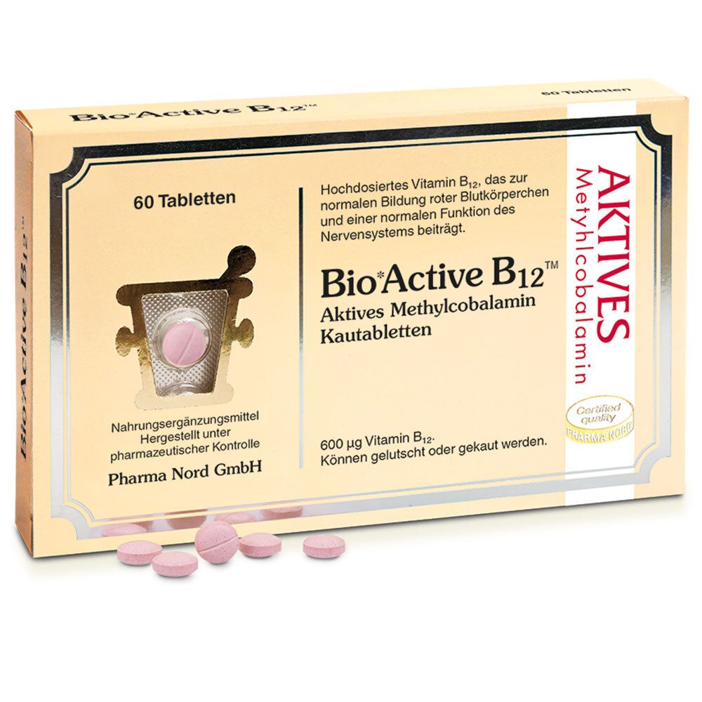 BIO Active B12 Kautabletten 60 St